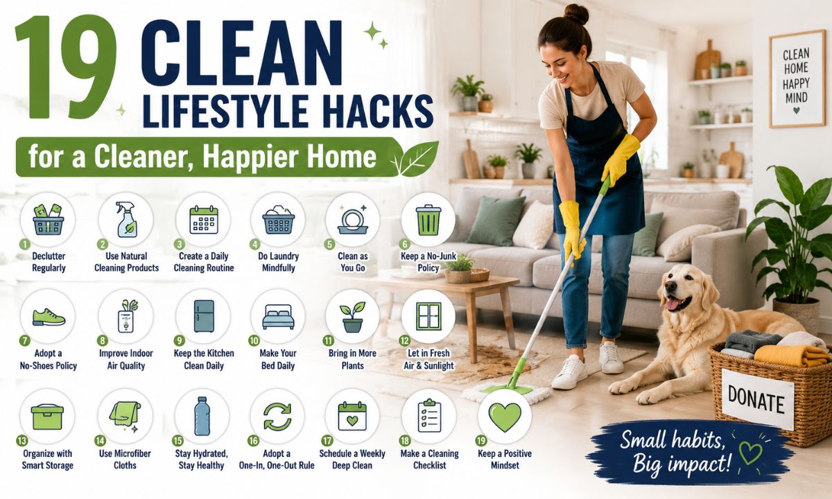 19 Clean Lifestyle Hacks for a Cleaner, Happier Home