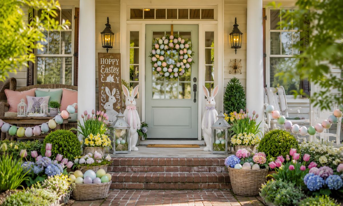 17 Easter Porch Decor Ideas to Welcome Spring in Style