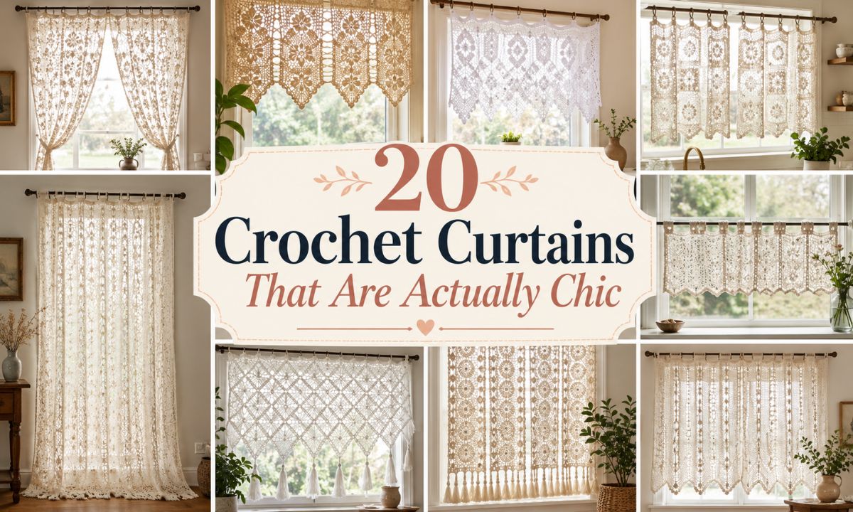 20 Crochet Curtains That Are Actually Chic