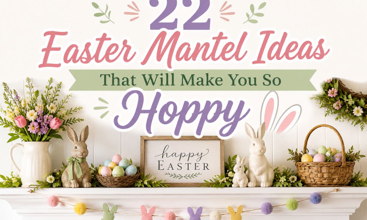 22 Easter Mantel Ideas That Will Make You So Hoppy