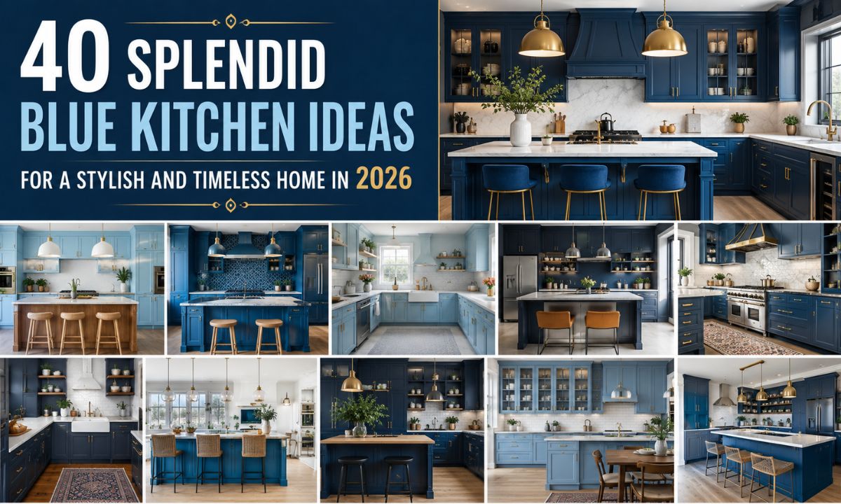 40 Splendid Blue Kitchen Ideas for a Stylish and Timeless Home in 2026