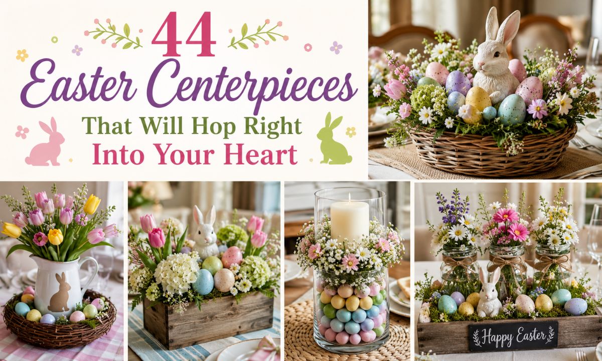 44 Easter Centerpieces That Will Hop Right Into Your Heart