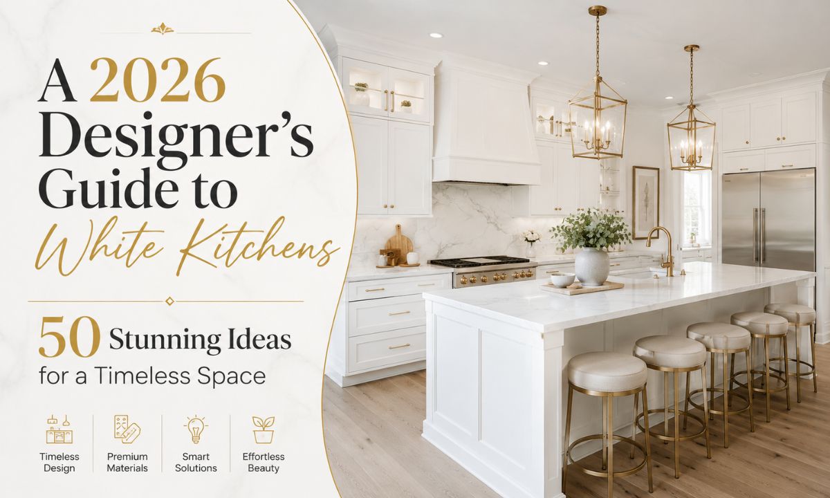 A 2026 Designer’s Guide to White Kitchens: 50 Stunning Ideas for a Timeless Space