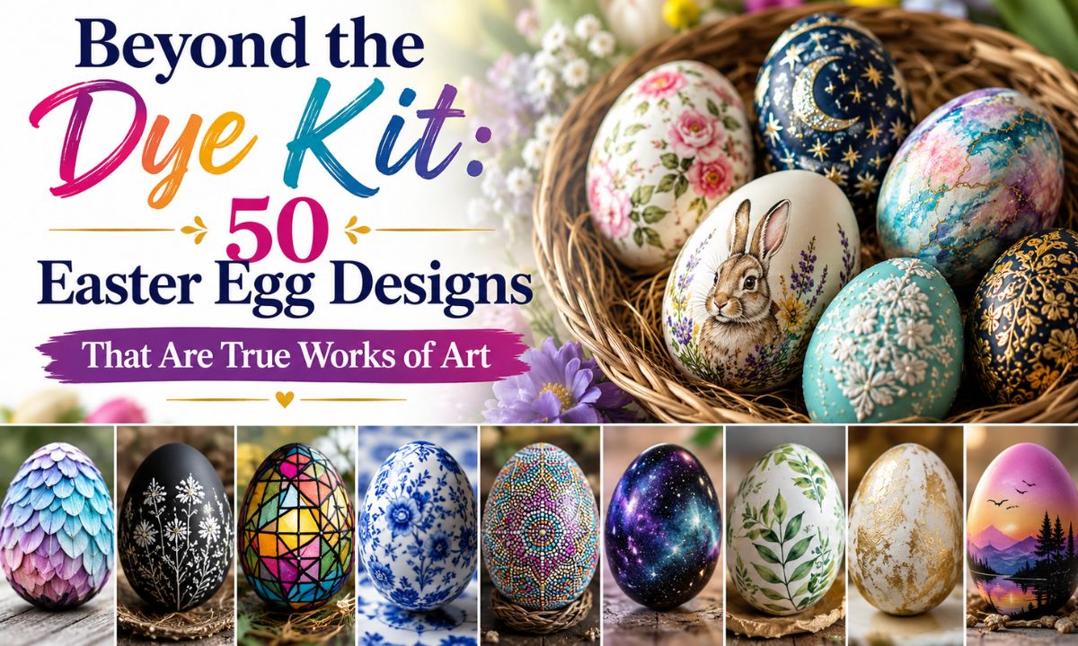 Beyond the Dye Kit: 50 Easter Egg Designs That Are True Works of Art