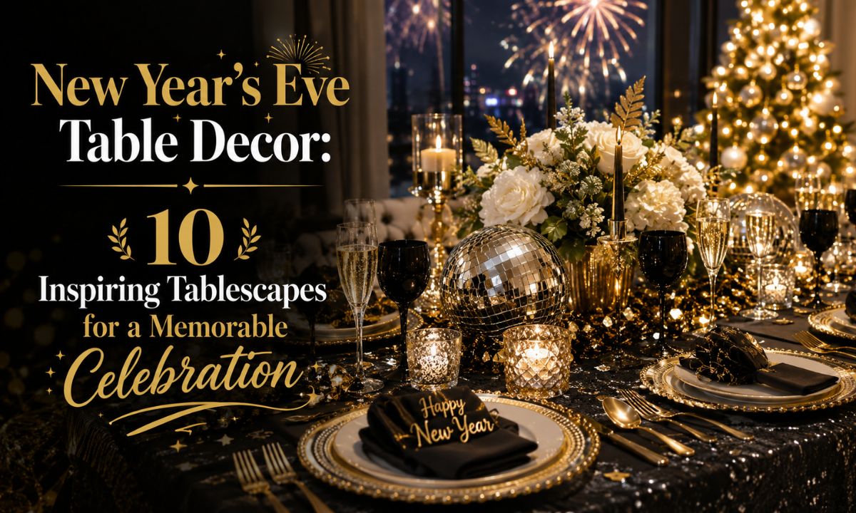 New Year’s Eve Table Decor: 10 Inspiring Tablescapes for a Memorable Celebration